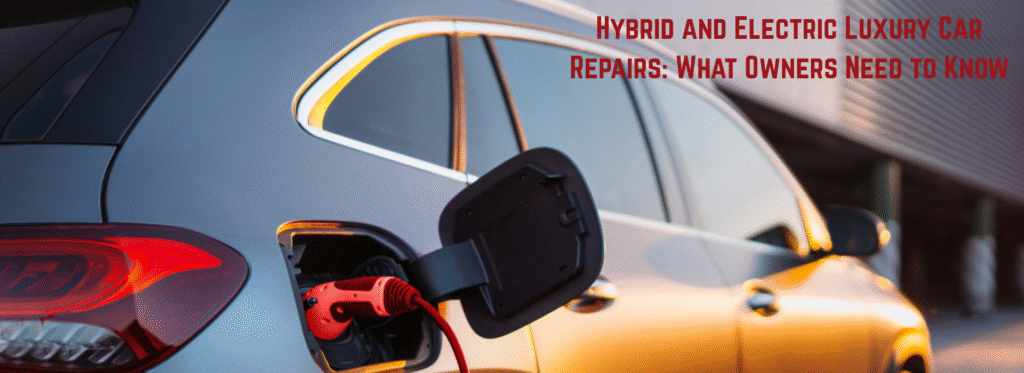 Hybrid and Electric Luxury Car Repairs: What Owners Need to Know
